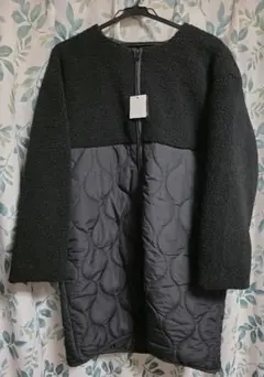 ボア切り替えキルティングジャケット Lサイズ