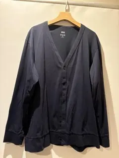 【希少XXL】ユニクロ エアリズムUVカットカーディガン ネイビー