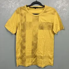 N242/20◯ BURBERRY LONDON Tシャツ イエロー チェック柄のサムネイル
