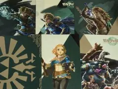 ゼルダの伝説 ティアーズオブザキングダム クリアファイル 全6種 ローソン