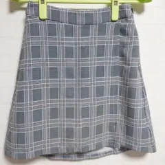 ロペピクニック 台形 ミニ スカート チェック