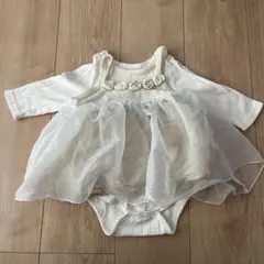 ホワイト ベビードレス サイズ80