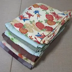 N*i様 3754 小紋着物まとめ売り7着！リメイク•お稽古用など☆