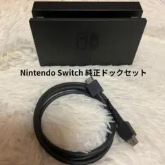 【簡易動作確認済】Nintendo Switch 純正ドックセット ニンテンドー