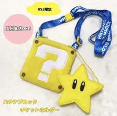 【USJ限定】ユニバ　マリオ　ハテナブロック　パスケース　チケットホルダー