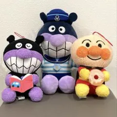 アンパンマンミュージアム神戸限定バイキンマンマリンぬいぐるみ他2点