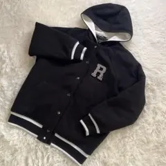 【Rady】スタジャン M ブラック Rビジュー カジュアル 美品 フード付き