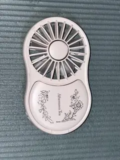 Afternoon Tea ハンディファン ピンク USB充電式 ミラー付き