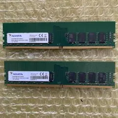 ADATA 16GB DDR4 PC4-2400T メモリ 2枚セット 本体 - メルカリ