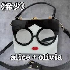 極希少　alice + olivia アクリルバニティバッグ　2ウェイのサムネイル