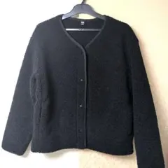 美品!!　ユニクロ　ボアジャケット ブラック Sサイズ