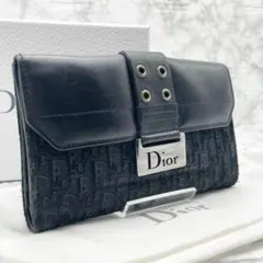 DIOR ディオール CDロゴ パテントレザー 三つ折り財布 ブラック - メルカリ