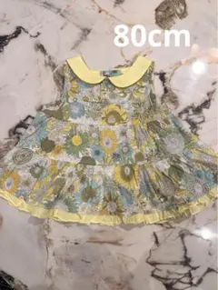 センスオブワンダー ヒマワリ柄チュニック 80cm