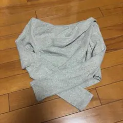 GRL グレー 長袖 トップス Fサイズ