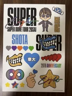 SUPEREIGHT 二十祭 うちわ ステッカー 安田章大