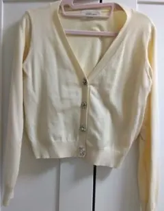 JILL STUART 長袖カーディガン クリーム