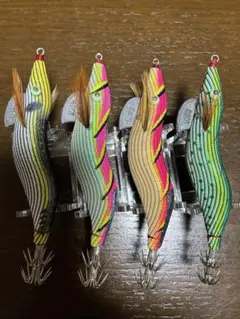 未使用品】餌木猿 3.5号 プレミアムネオ ケイムラ発光 3本⑤ - メルカリ