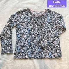 bebe べべ　花柄　トップス　長袖　110 120