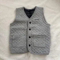 Moujonjon キルティングベスト 120サイズ グレー