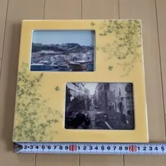 イエローフラワーフォトフレーム 2枚用