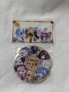 勝利の女神:NIKKE メガニケ 京都 スタンプラリー 缶バッジ クリアカード