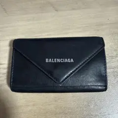 BALENCIAGA 黒 レザー キーケースのサムネイル