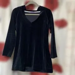 Lapis-lazuli フード付きブラックチュニック