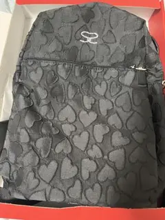 【新品】SAVOYハート模様 ブラックリュック