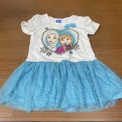 ディズニー　アナ雪　ワンピース　女の子　6歳　110
