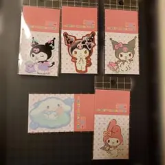 Kuromi　クロミ　マイメロディ　シナモロールオリジナルステッカー