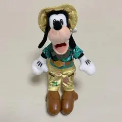 【新品未使用】グーフィー ぬいぐるみバッジ トレイル ロストリバーデルタ