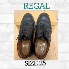 【上品クラシック♡】REGALウィングチップ革靴25cm
