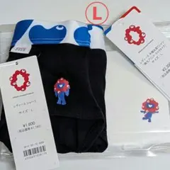 【新品】ミャクミャクレディース半袖丸首Tシャツ LLサイズとエコバッグセット EXPO2025レディースミャクミャク半袖丸首Tシャツ ショーツセット L