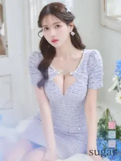 Sugar an キャバドレス ミックスツイード