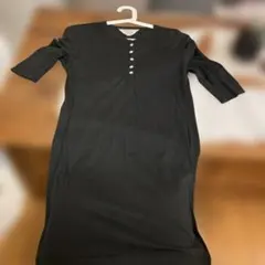 rag & bone ヘンリーネック ロングTシャツブラック XSのサムネイル