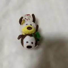 ディズニー　プルート&グーフィクリスマスキーホルダー