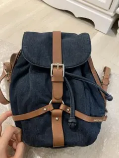 DIESEL ダークブルー デニムリュックのサムネイル