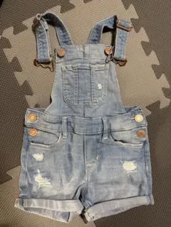 DENIM ライトブルーオーバーオール 3-4Y