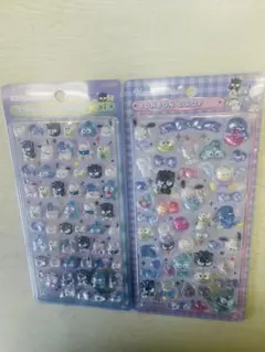 国内正規品　サンリオボンボンドロップシール はぴだんぶい　2種セット