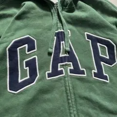 OLD GAP ジップパーカー　緑　y2k 00s