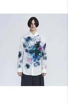 Ado HARE コラボ ローズシシュウシャツ 白 Mサイズ - メルカリ