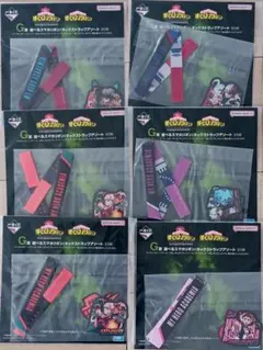 僕のヒーローアカデミア　一番くじ　スマホリボン　ステッカー　5種セット