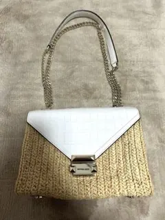 【 美品 】MICHAEL KORS ストローショルダーのサムネイル
