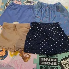 【メルカリ祭限定価格】ベビー ショートパンツ 4枚まとめ売り 80 女の子
