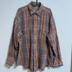 St John's Bay X-LARGE チェックネルシャツ　厚手シャツ