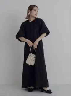 jumelleジュメロ jacquard dress オケージョンドレス