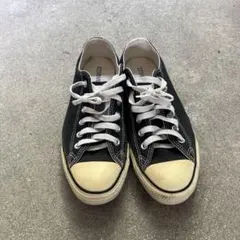 CONVERSE ブラックオールスター ローカット スニーカー US 7.5