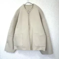 Alma Design ニットカーディガン ランタンスリーブニットブルゾン