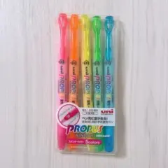 蛍光ペン 5色セット　uni PRO PLUS WINDOWのサムネイル