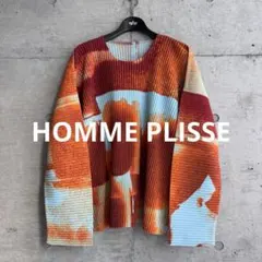 美品 HOMME PLISSEプリーツ WIND WALK 総柄トップスのサムネイル